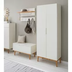 Mørteen Armoire Chêne Massif Lindholm Blanc -Armoires Soldes 1000008062 200916 16053800002 MOOD DETAILS P000000001000008062 mood