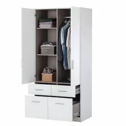 Armoire Brillant Alpin Blanc Rauch Blue -Armoires Soldes 1000076408 201110 13103900019 DETAILS P000000001000076408