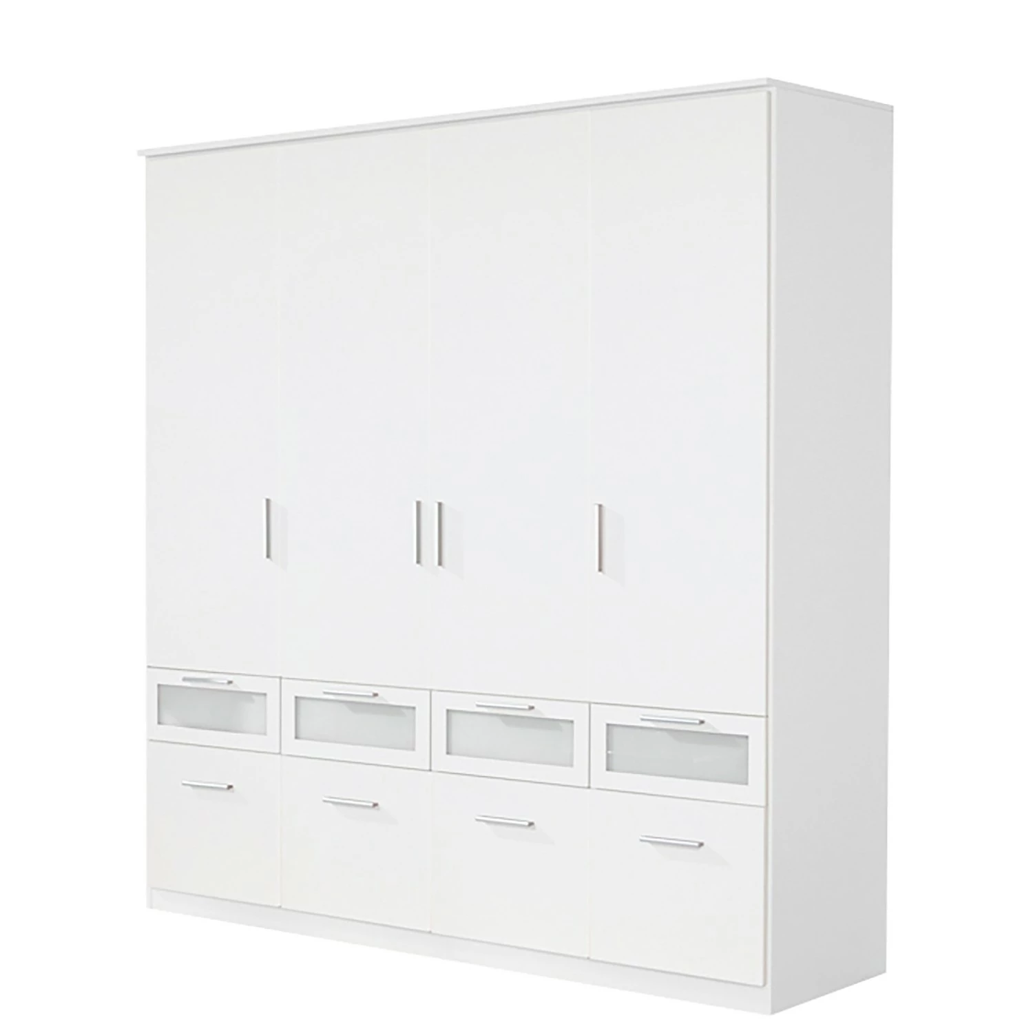 Armoire 181 Cm, 4 Porte Alpin/Verre Bochum Blanc Rauch Blue 3 Armoire 181 Cm, 4 Porte Alpin/Verre Bochum Blanc Rauch Blue