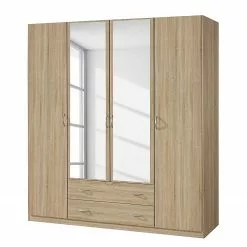 Armoire Case Iii 181 Cm 4 Porte Imitation Chêne De Sonoma Rauch Blue