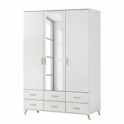 Annett Armoire 136 Cm Rauch Orange