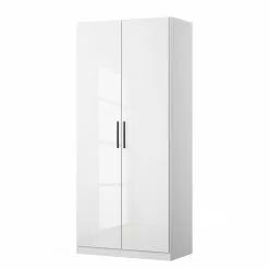 Kiydoo Armoire V 210 Cm Hauteur Largeur 91 Cm Alpin Brillant Blanc