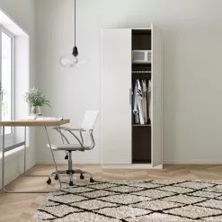 Kiydoo Armoire V 210 Cm Hauteur Largeur 91 Cm Alpin Brillant Blanc -Armoires Soldes 1000081631 210216 16483300040 MOOD DETAILS P000000001000081631 mood