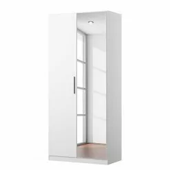 Kiydoo Armoire I Hauteur Largeur 197 Cm 91 Cm Alpin Blanc