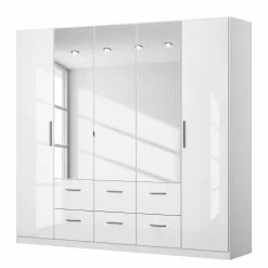 Kiydoo Armoire Iii 226 Cm Hauteur Largeur 197 Cm Alpin Brillant Blanc