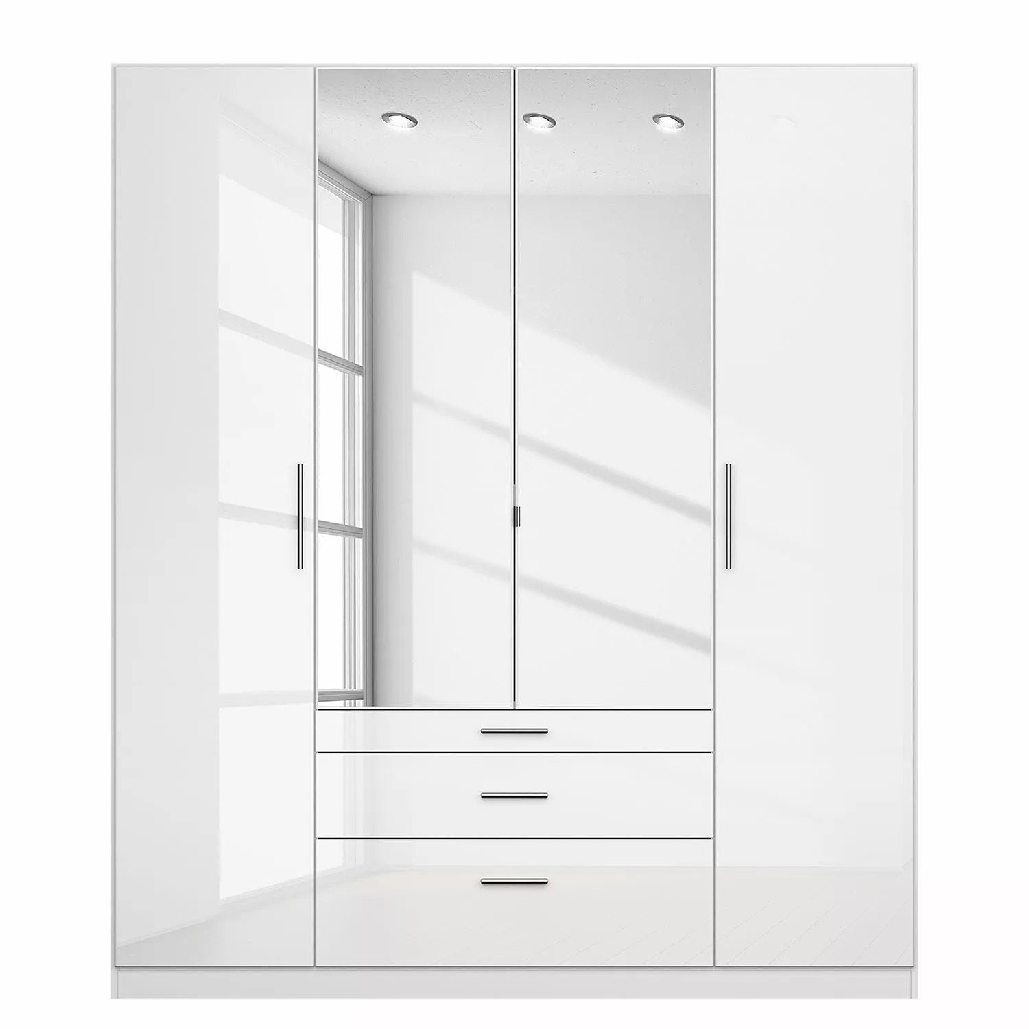 Kiydoo Armoire Iv Largeur Hauteur 197 Cm 181 Cm Alpin Blanc Brillant 4 Kiydoo Armoire Iv Largeur Hauteur 197 Cm 181 Cm Alpin Blanc Brillant – Image 2