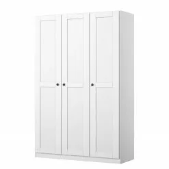 Kiydoo Landhau Armoire I 210 Cm Hauteur Largeur 136 Cm Alpin Blanc