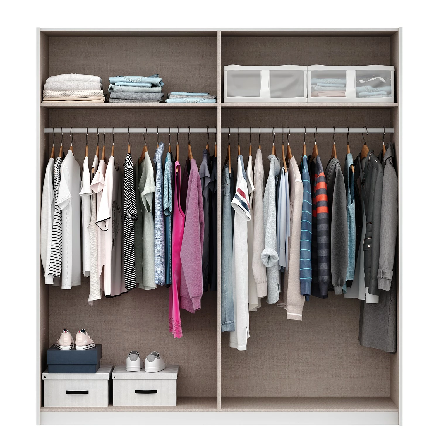 Landhau Kiydoo Armoire Ii Largeur Hauteur 210 Cm 181 Cm Alpin Blanc 8 Landhau Kiydoo Armoire Ii Largeur Hauteur 210 Cm 181 Cm Alpin Blanc – Image 6