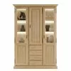 Ridgevalley Breddin Vitrine Pin Armoire Ii Éclairage Massif -Armoires Soldes 1000084250 201004 11233200096 IMAGE P000000001000084250