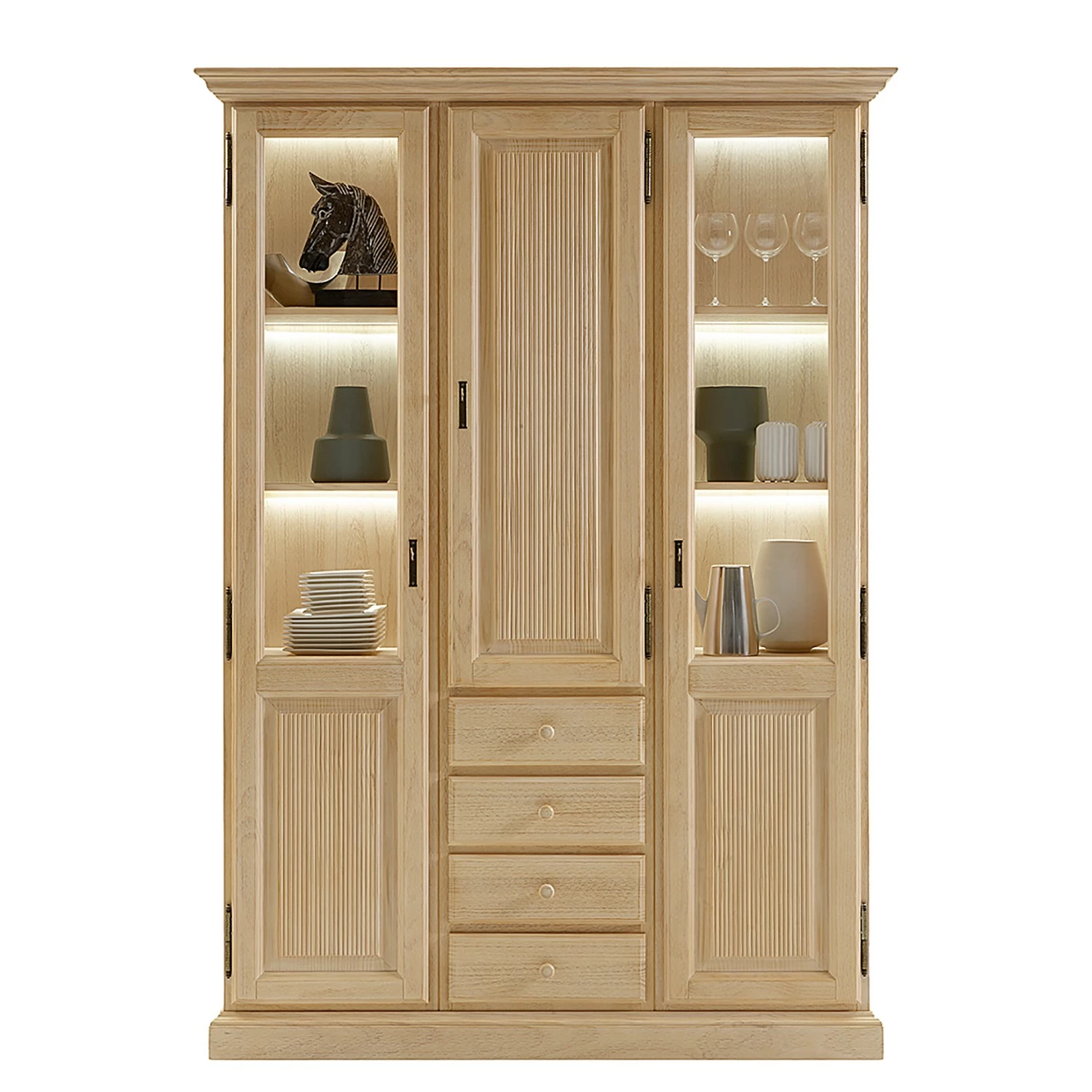 Ridgevalley Breddin Vitrine Pin Armoire Ii Éclairage Massif 3 Ridgevalley Breddin Vitrine Pin Armoire Ii Éclairage Massif