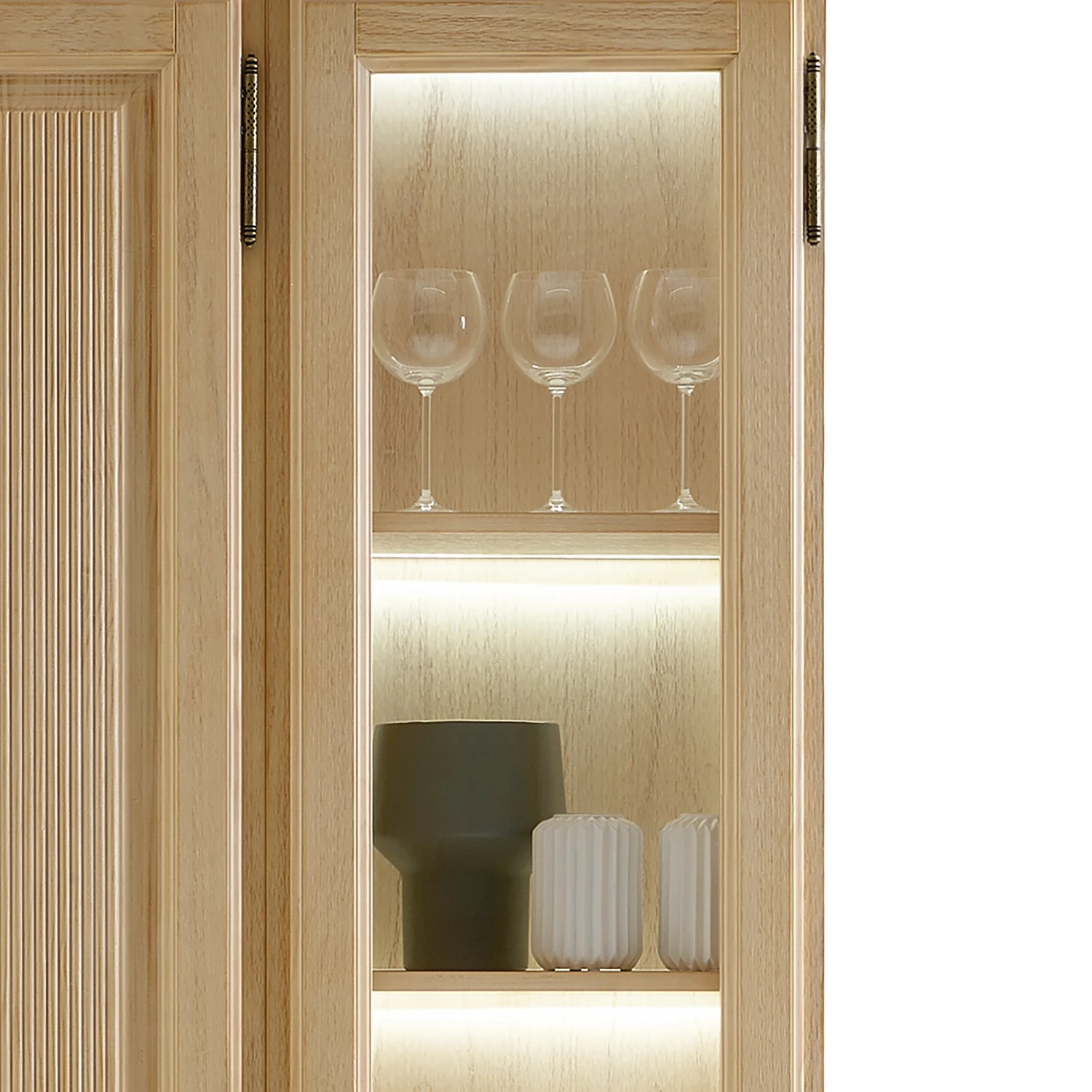 Ridgevalley Breddin Vitrine Pin Armoire Ii Éclairage Massif 4 Ridgevalley Breddin Vitrine Pin Armoire Ii Éclairage Massif – Image 2