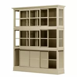 Maison Belfort Vitrine Azjana Beige Clair -Armoires Soldes 1000084374 201004 11472700522 DETAILS P000000001000084374