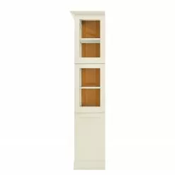 Maison Belfort Azjana Vitrine Pin Miel Couleur Blanc -Armoires Soldes 1000084379 201004 11492200556 DETAILS P000000001000084379