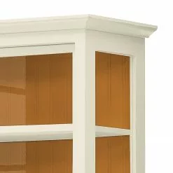 Maison Belfort Azjana Vitrine Pin Miel Couleur Blanc -Armoires Soldes 1000084379 201004 11492500557 DETAILS P000000001000084379