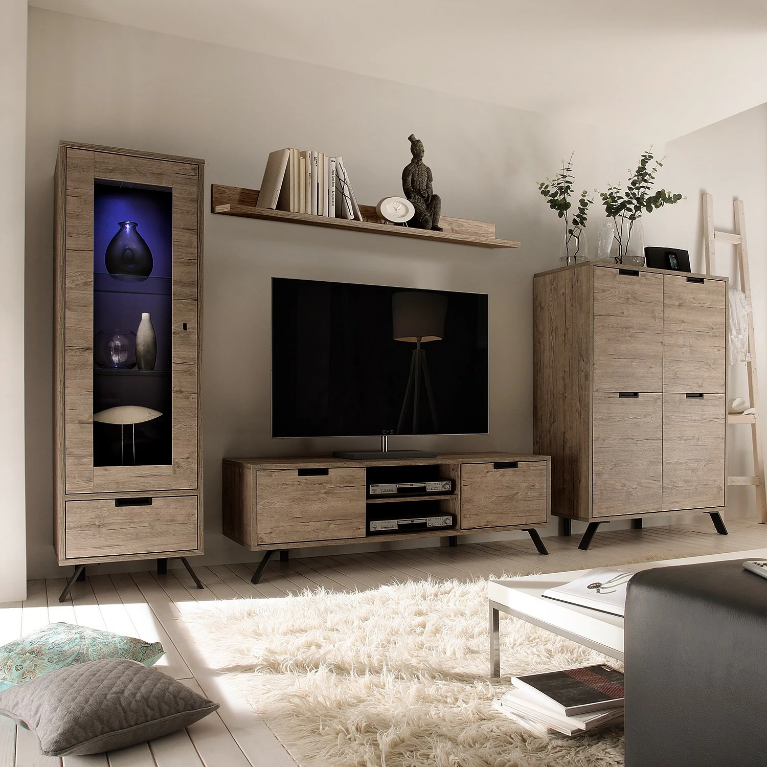 LC Spa Vitrine Palma - Imitation chêne 6 LC Spa Vitrine Palma - Imitation chêne – Image 4