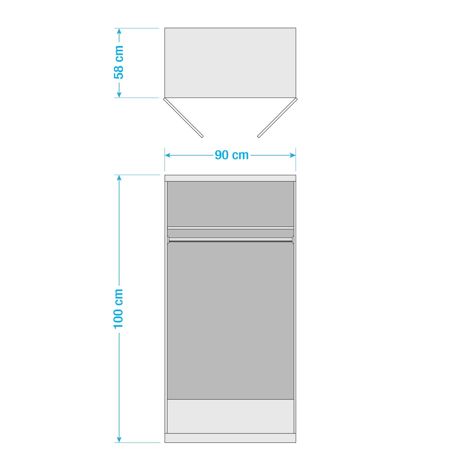 Wimex Armoire 90 Cm Vanity 4 Wimex Armoire 90 Cm Vanity – Image 2