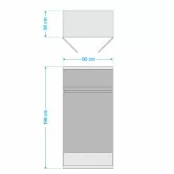 Wimex Armoire 90 Cm Vanity -Armoires Soldes 1000101111 210714 11505000001 SKETCH DETAILS P000000001000101111 sketch
