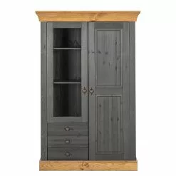Maison Belfort Epicéa Vitrine Armoire Bergen -Armoires Soldes 1000104342 211122 08320700635 DETAILS P000000001000104342