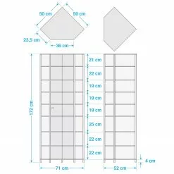 Fredrik Imitation Wengé Vitrine Amalia Ii -Armoires Soldes 1000119671 190621 12570200044 GALLERYIMAGES P000000001000119671
