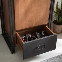 Ars Manufacti Armoire Manchester Ii Acacia Massif Anthracite Acacia Métal 61 Cm -Armoires Soldes 1000123634 191122 12055000020 DETAILS P000000001000123634