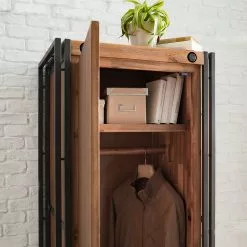 Ars Manufacti Armoire Manchester Ii Acacia Massif Anthracite Acacia Métal 61 Cm -Armoires Soldes 1000123634 191122 12055000021 DETAILS P000000001000123634