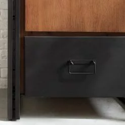 Ars Manufacti Armoire Manchester Ii Acacia Massif Anthracite Acacia Métal 61 Cm -Armoires Soldes 1000123634 191122 12055000022 DETAILS P000000001000123634