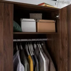 Mørteen Imitation Noyer Armoire -Armoires Soldes 1000123700 190405 15413900039 GALLERYIMAGES P000000001000123700