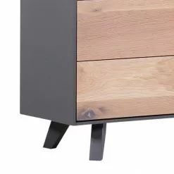 Norrwood Vitrine Chêne Massif Colfax Chêne Gri -Armoires Soldes 1000124011 180803 14033071 GALLERYIMAGES P000000001000124011