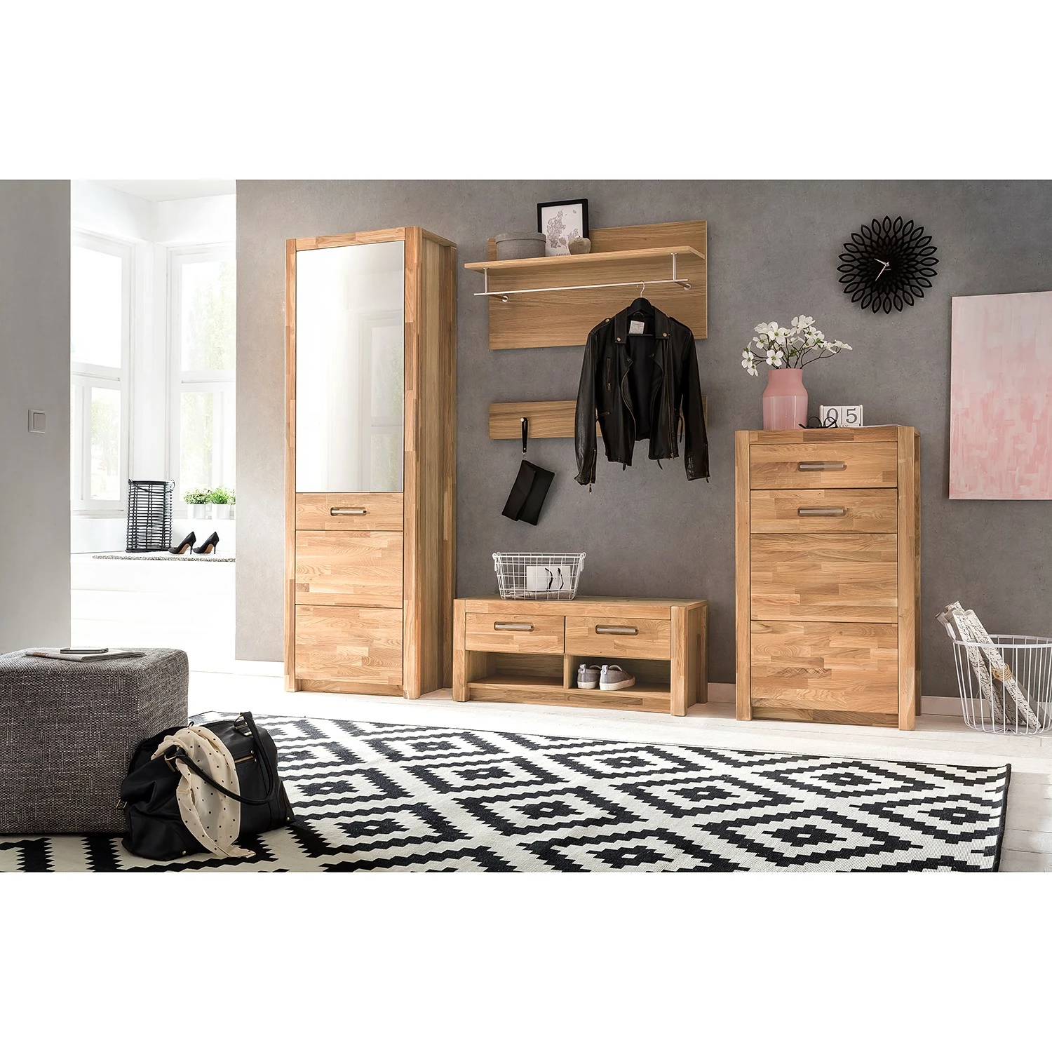 Ars Natura Armoire Vestibule Chêne Majona Sauvage 4 Ars Natura Armoire Vestibule Chêne Majona Sauvage – Image 2