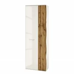 Loftscape Armoire Imitation Chêne Brillant Blanc
