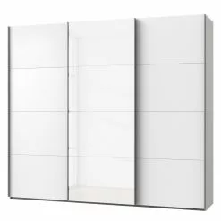 Wimex Armoire Porte Easy Plus I Polaire Largeur 236 Cm 313 Cm Blanc