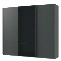 Wimex Armoire Porte Easy Plus I Verre Graphite 236 Cm Hauteur Largeur 313 Cm Noir
