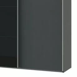 Wimex Armoire Porte Easy Plus I Verre Graphite 236 Cm Hauteur Largeur 313 Cm Noir -Armoires Soldes 1000130074 180912 120715118 GALLERYIMAGES P000000001000130074