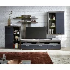 Mat Ensemble Mural (4 ĂlĂ©m.) Imitation Loftscape Gri