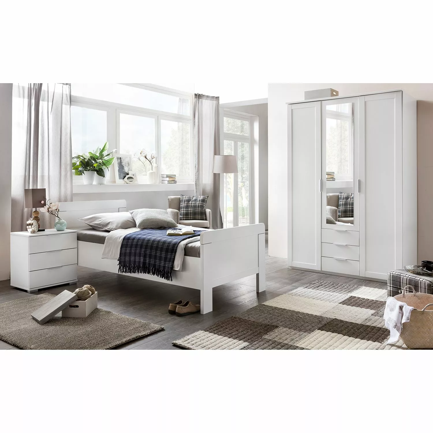 I - Blanc Wimex Nadja Armoire 4 I - Blanc Wimex Nadja Armoire – Image 2