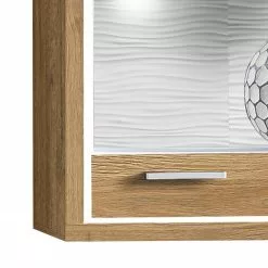 Hagby Ii Vitrine Murale Chêne Imitation Loftscape -Armoires Soldes 1000137078 181213 07274900011 GALLERYIMAGES P000000001000137078