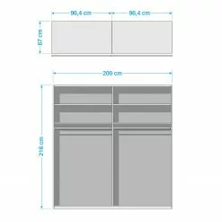 Wiemann Armoire Largeur 216 Cm 200 Cm Innsbruck 15 Wiemann Armoire Largeur 216 Cm 200 Cm Innsbruck -Armoires Soldes 1000144635 210720 08062300007 SKETCH DETAILS P000000001000144635 sketch