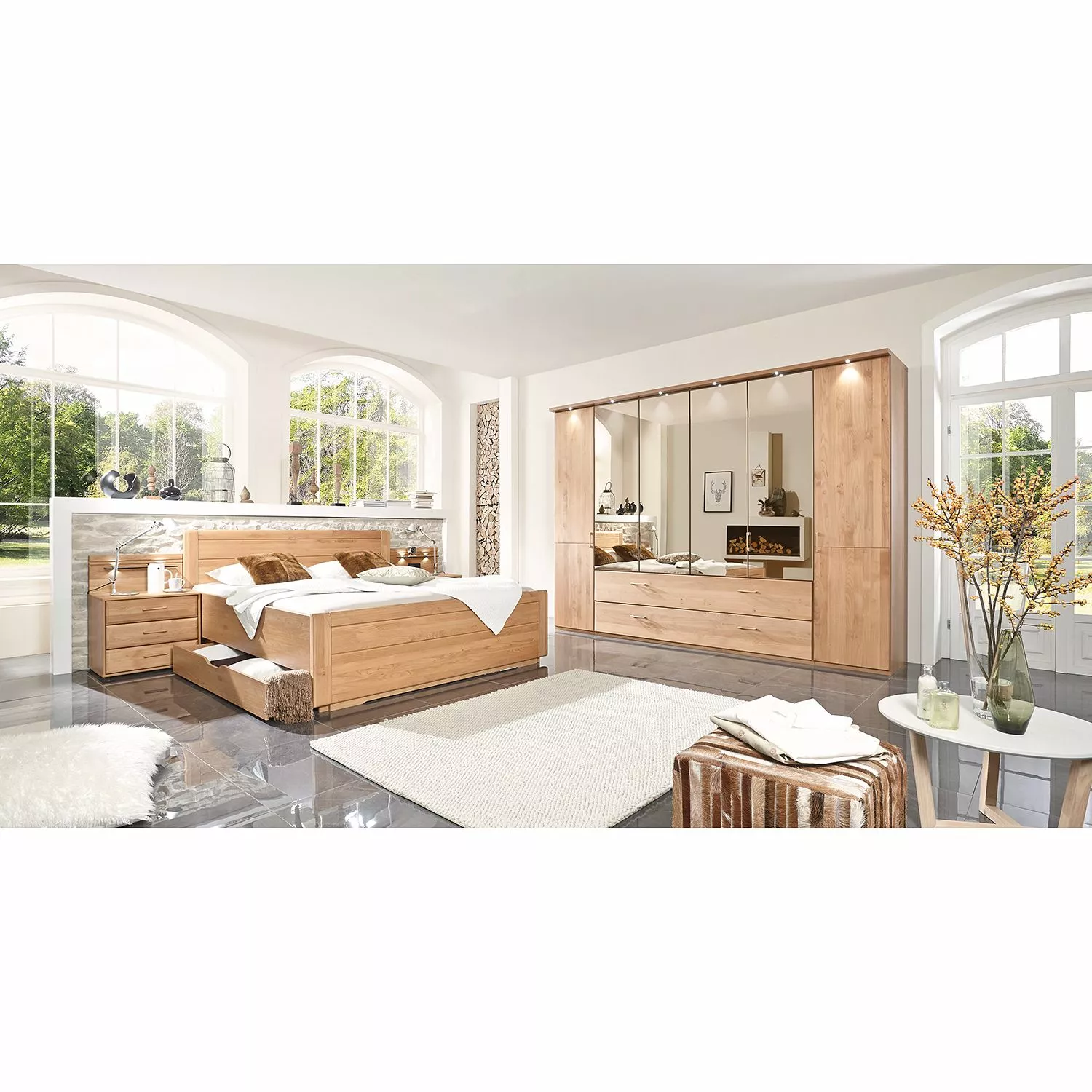 Wiemann Armoire Lido Chêne Massif 216 Cm 5 Wiemann Armoire Lido Chêne Massif 216 Cm – Image 3