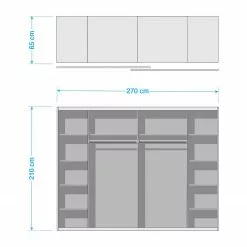 Wimex Stockholm Armoire Coulissante -Armoires Soldes 1000151797 190129 06084200088 GALLERYIMAGES P000000001000151797