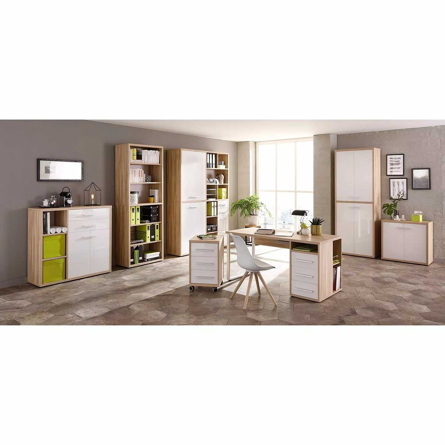 Maja Set Möbel Armoire Plus Iii Imitation Chêne Blanc 5 Maja Set Möbel Armoire Plus Iii Imitation Chêne Blanc – Image 3