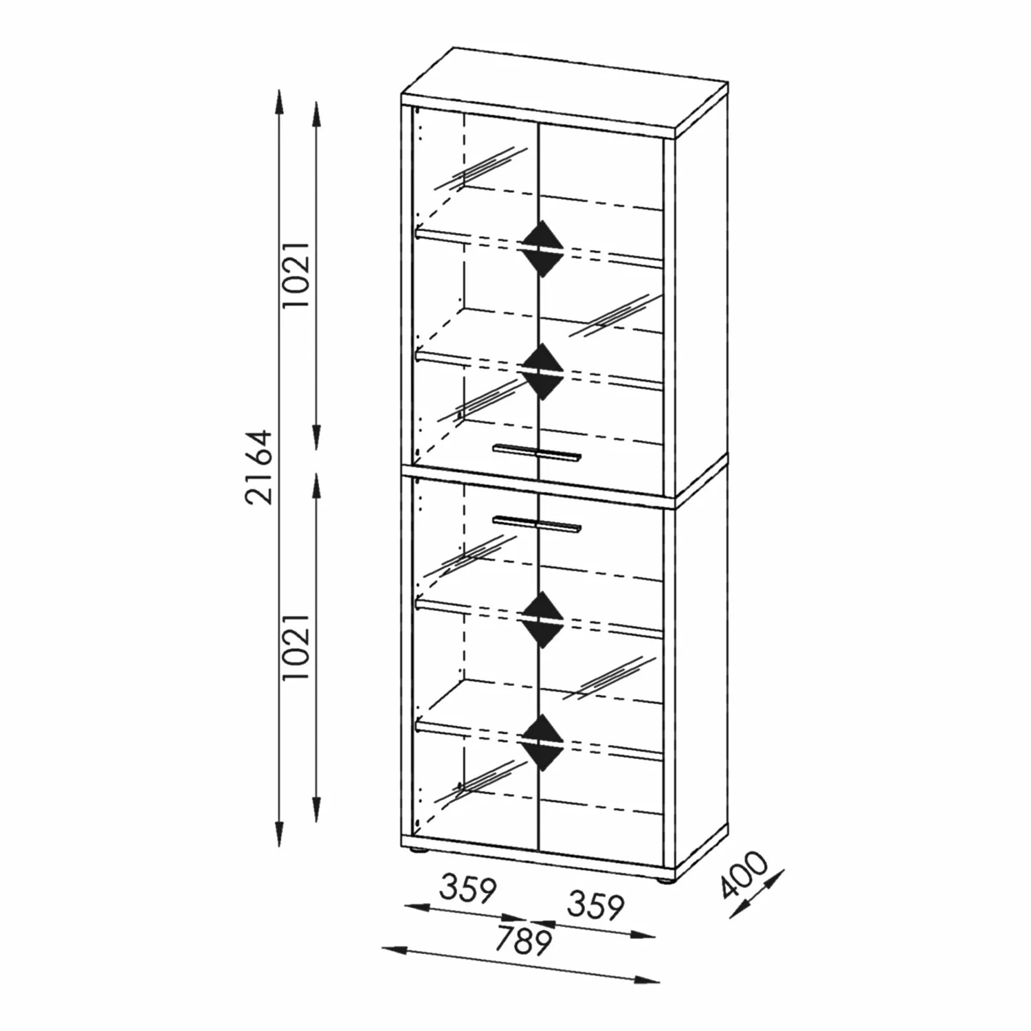 Maja Set Möbel Armoire Plus Iii Imitation Chêne Blanc 8 Maja Set Möbel Armoire Plus Iii Imitation Chêne Blanc – Image 6