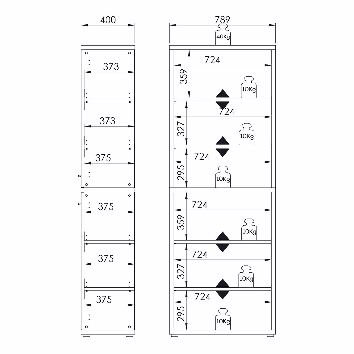 Maja Set Möbel Armoire Plus Iii Imitation Chêne Blanc 9 Maja Set Möbel Armoire Plus Iii Imitation Chêne Blanc – Image 7