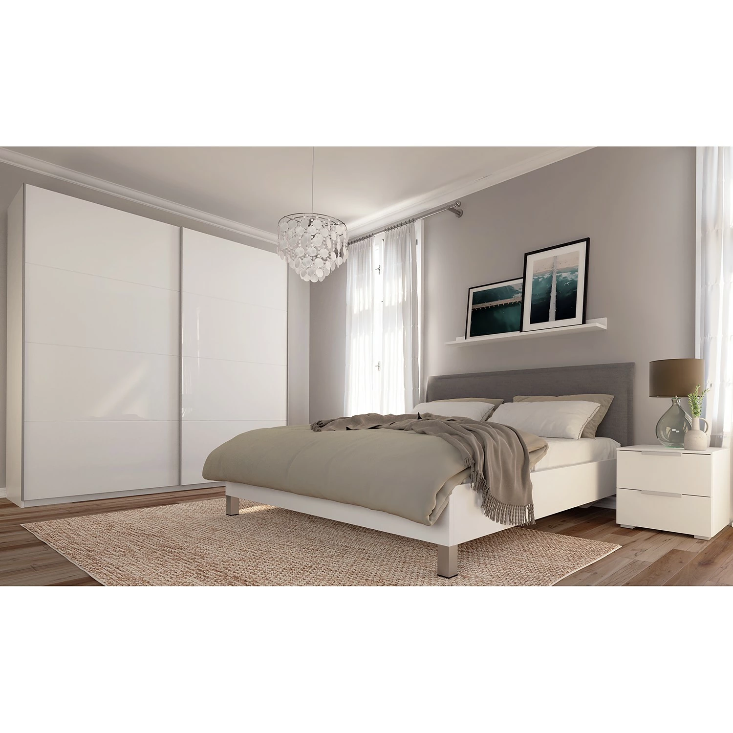 Skøp Armoire Pure Glos 225 Cm 2 236 Cm Largeur Hauteur Brillant Blanc 4 Skøp Armoire Pure Glos 225 Cm 2 236 Cm Largeur Hauteur Brillant Blanc – Image 2