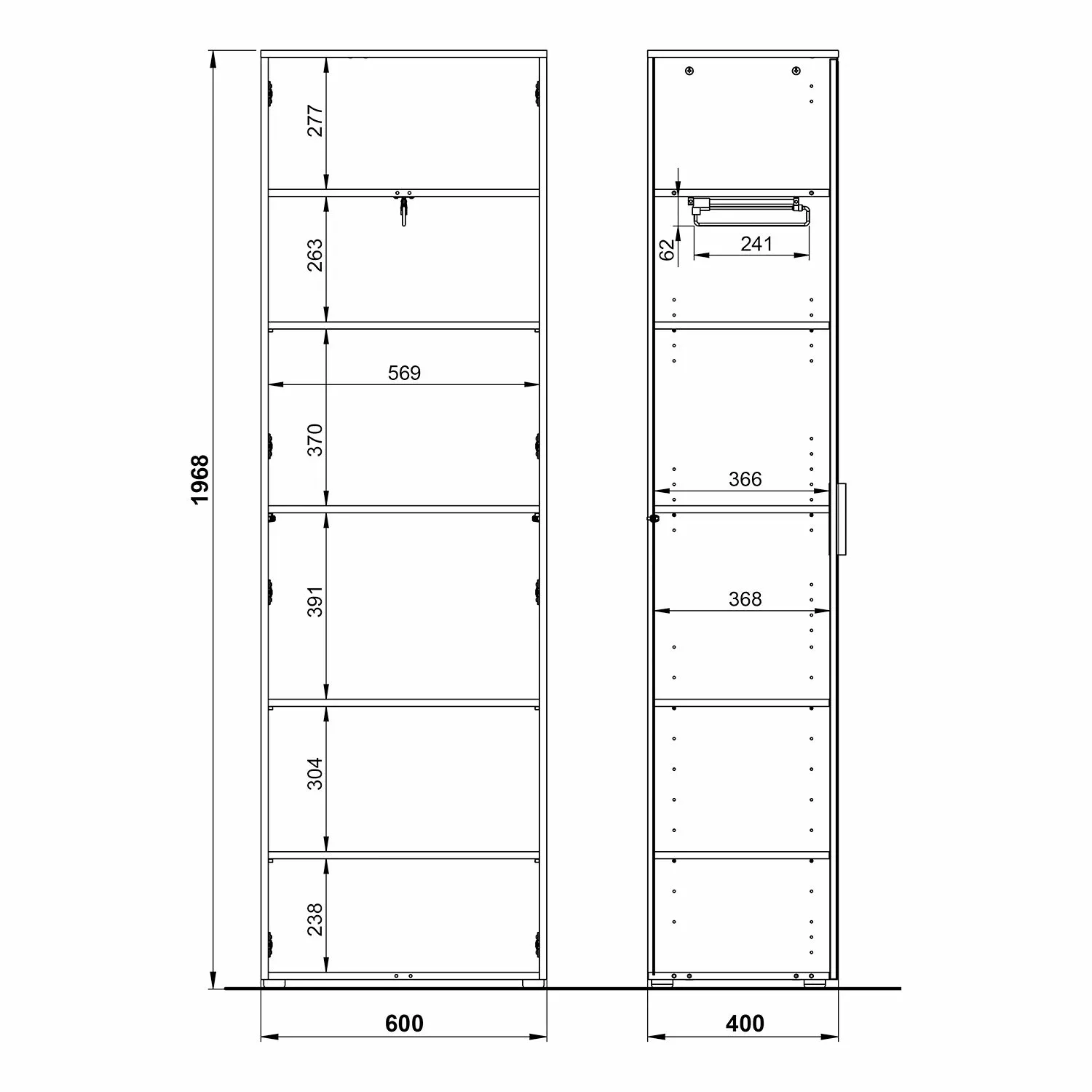 Germania Armoire Chêne Imitation 8 Germania Armoire Chêne Imitation – Image 6