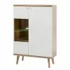 Norrwood Vitrine Matt Chêne Imitation Riviera Blanc -Armoires Soldes 1000164022 190307 08392400102 IMAGE P000000001000164022