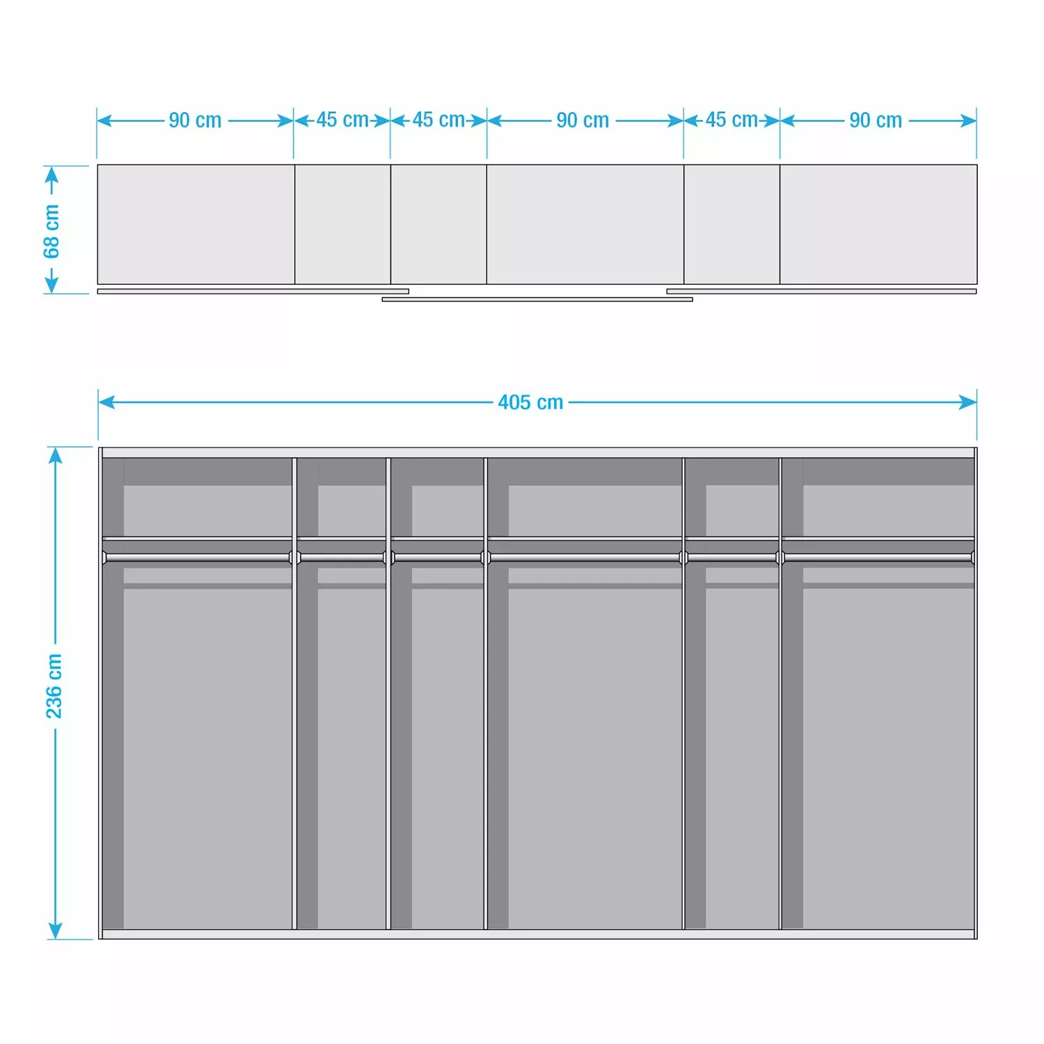 Rauch Armoire Porte Beluga-Plu 236 Cm Hauteur Largeur 405 Cm Orange 6 Rauch Armoire Porte Beluga-Plu 236 Cm Hauteur Largeur 405 Cm Orange – Image 4