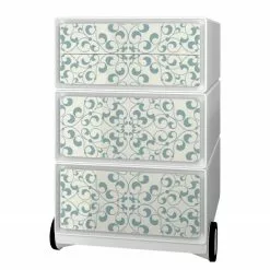 Easyoffice By Paperflow Easybox Floral Blanc