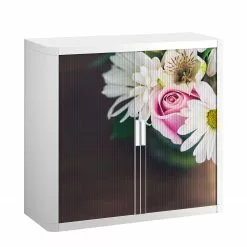 Easyoffice By Paperflow Easyoffice Floral Ii Armoire Blanc