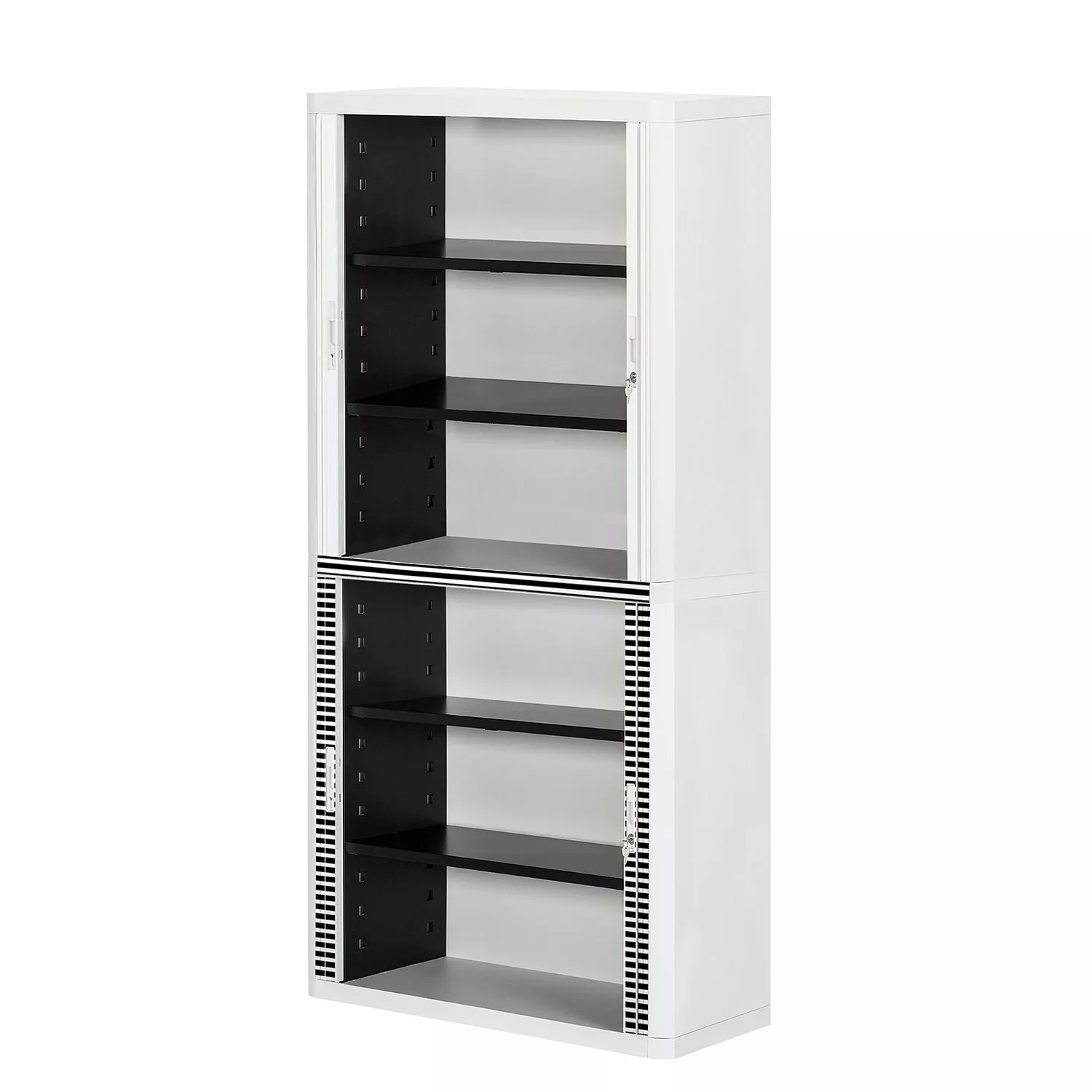 Easyoffice By Paperflow Easyoffice Bureau Armoire Vi Black/White Blanc Noir 4 Easyoffice By Paperflow Easyoffice Bureau Armoire Vi Black/White Blanc Noir – Image 2