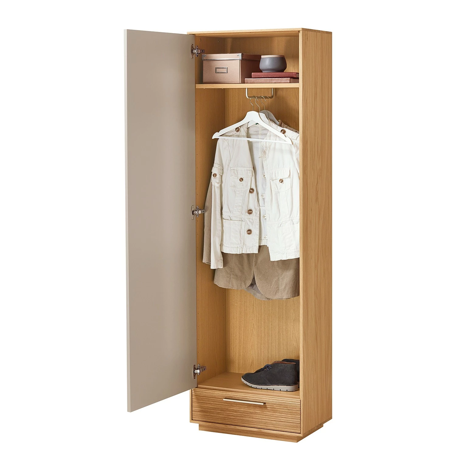 Vos Armoire Loveno Ii Chêne Massif Métal 5 Vos Armoire Loveno Ii Chêne Massif Métal – Image 3